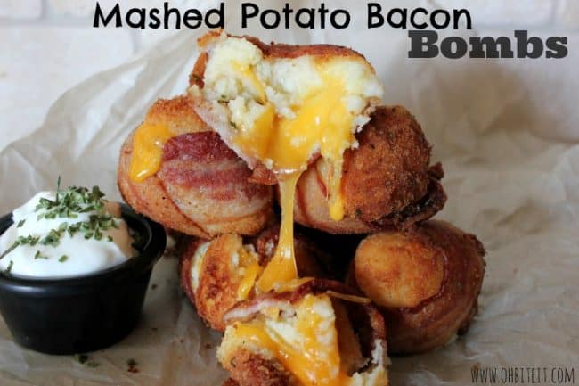 mashed potato bacon bombs