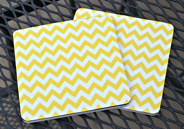 DIY Mod Podge Tile Coasters