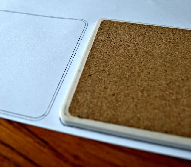 DIY Mod Podge Tile Coasters