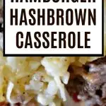 Hamburger Hashbrown Casserole is the perfect quick and easy dinner to throw together on a busy night. It will hit the spot!