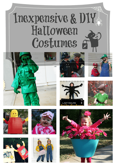 These Halloween costume ideas for kids are inexpensive and all made to do it yourself. Great ideas from classic Peter Pan to a unique flower pot. #Halloween #HalloweenCostumes #Costumes #kids #DIY #InexpensiveCostumes #forkids #trickortreating