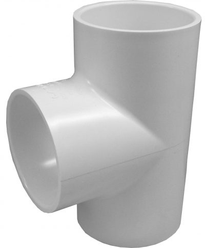 Genova Products 31410CP 1-Inch PVC Pipe Tee - 10 Pack