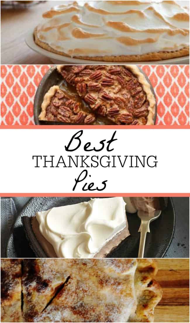You can't have Thanksgiving without one of the best Thanksgiving pies at the table. Check out all these yummy options and pick one of your faves.
