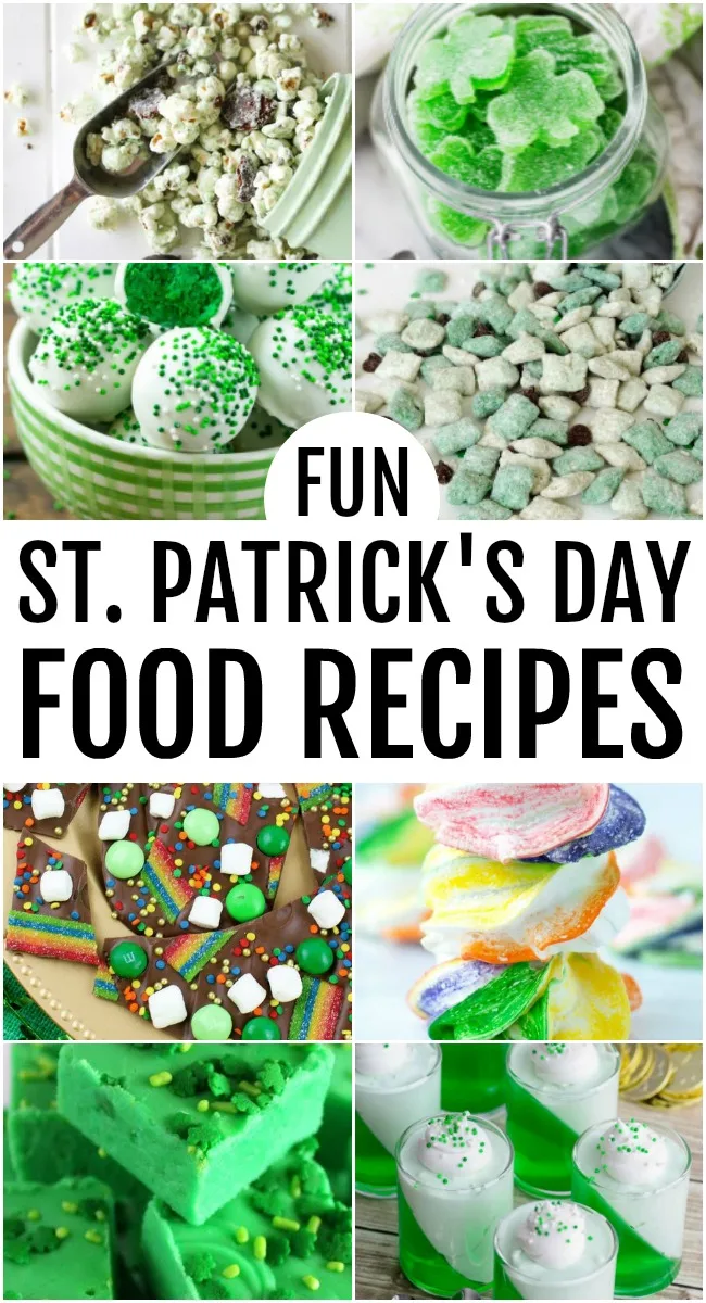 Collage of St. Patrick's Day Food