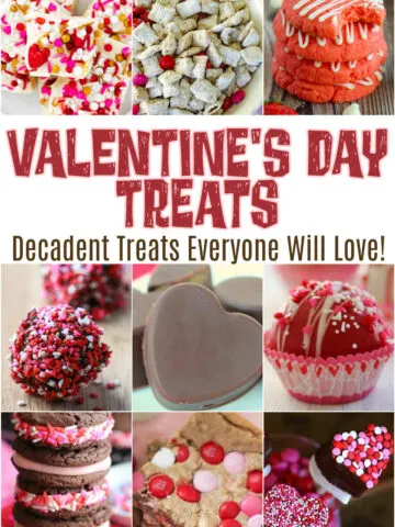 Collage of Valentine's Day Treats