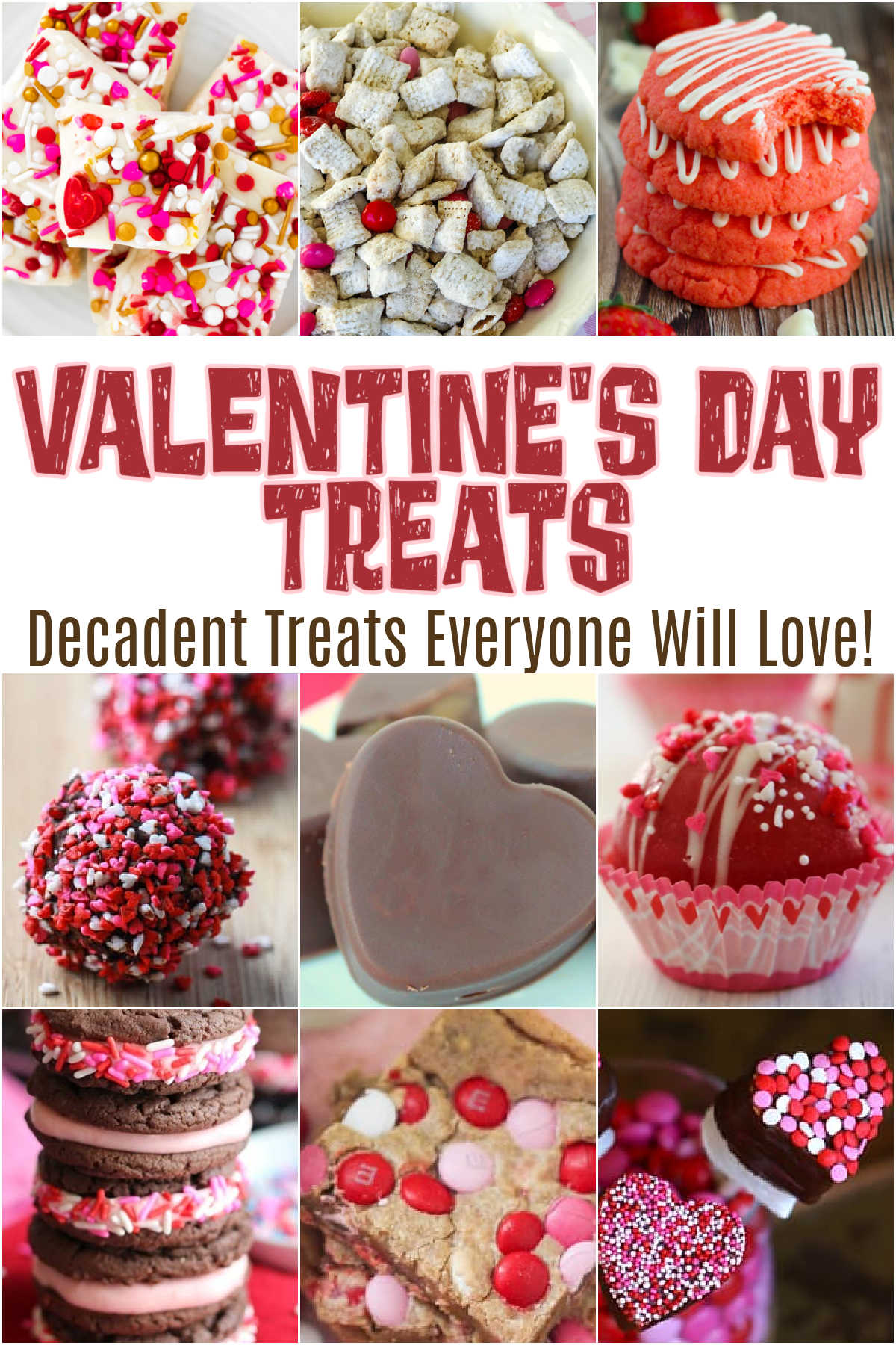 Collage of Valentine's Day Treats