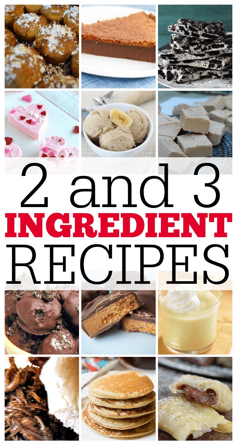 2 and 3 Ingredient Recipes | Today's Creative Ideas