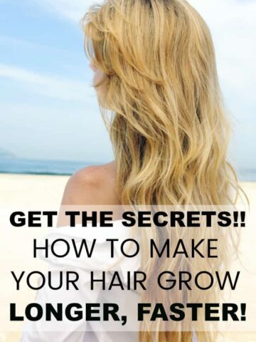 Getting your hair to grow can be fairly easy if you follow a few of these hair growth secrets, simple tips for getting long hair growth faster. #HairGrowth #HairSecrets #HairGrowthSecrets
