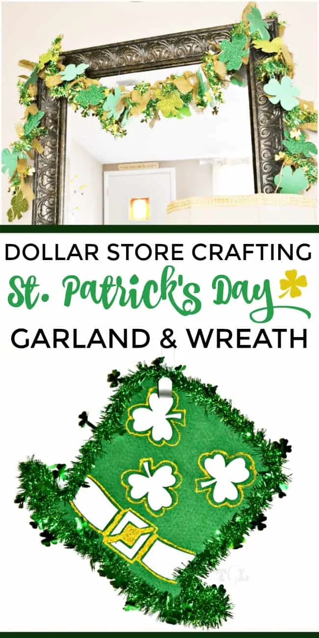 Create your own luck with these super cute St. Patrick's Day Garland and Wreath crafts. 