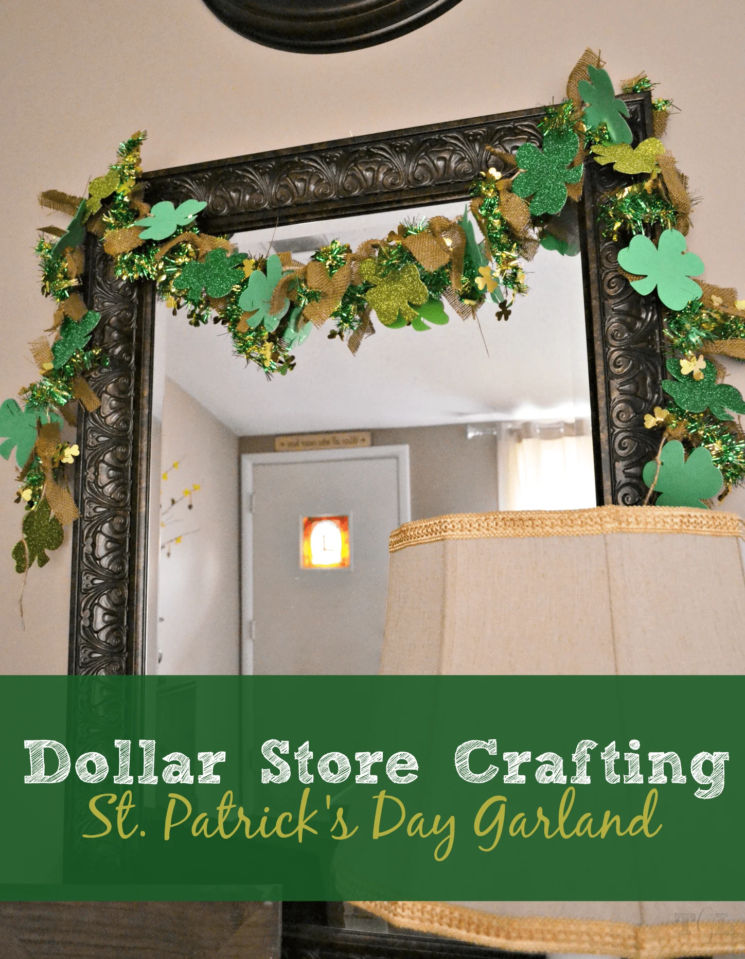 Dollar Store Crafting: St. Patrick's Day Garland  