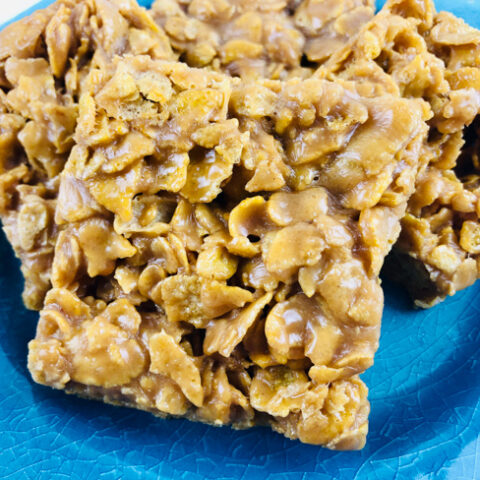 Peanut Butter Cornflake Treats
