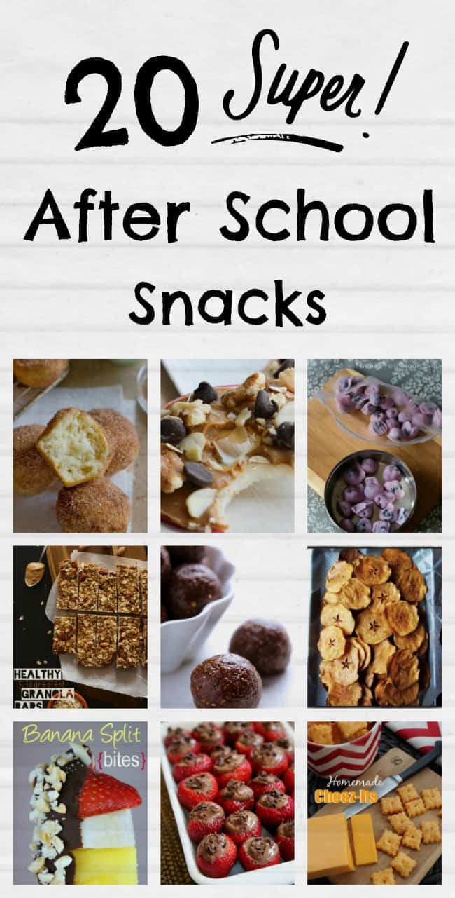 Kids and adults alike will love these easy after school snacks for kids. A tasty collection of after-school snacks that are simple, filling, and delicious treats to get them from after school to dinnertime.