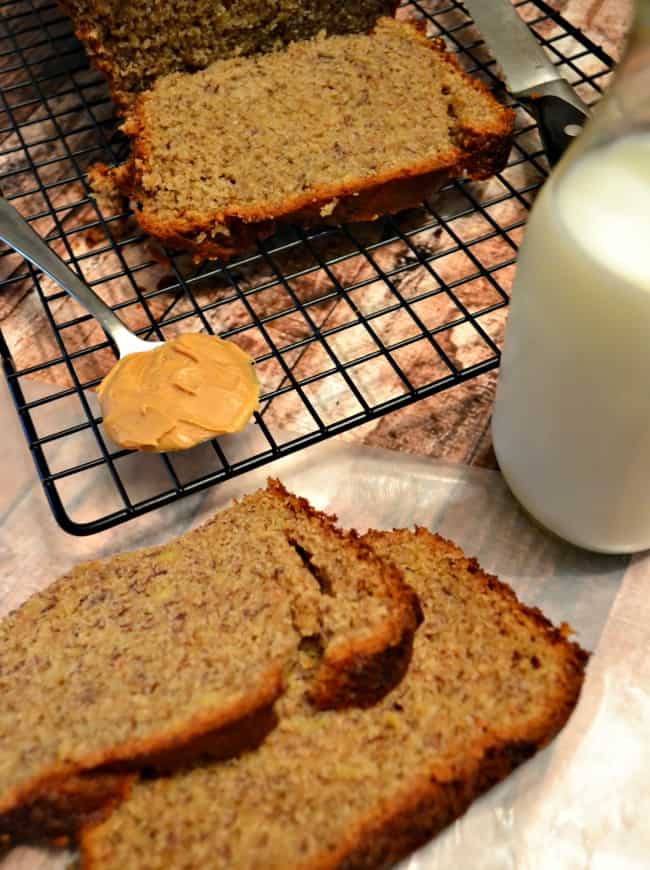 Peanut Butter Banana Bread