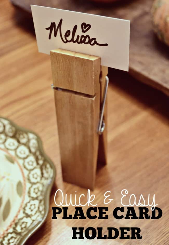 Quick & Easy Place Card Holders
