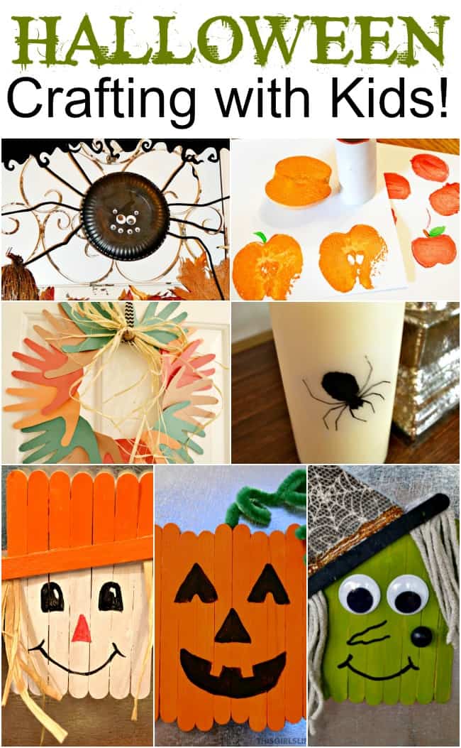 Quick Halloween crafts for kids, 30 minutes or less!