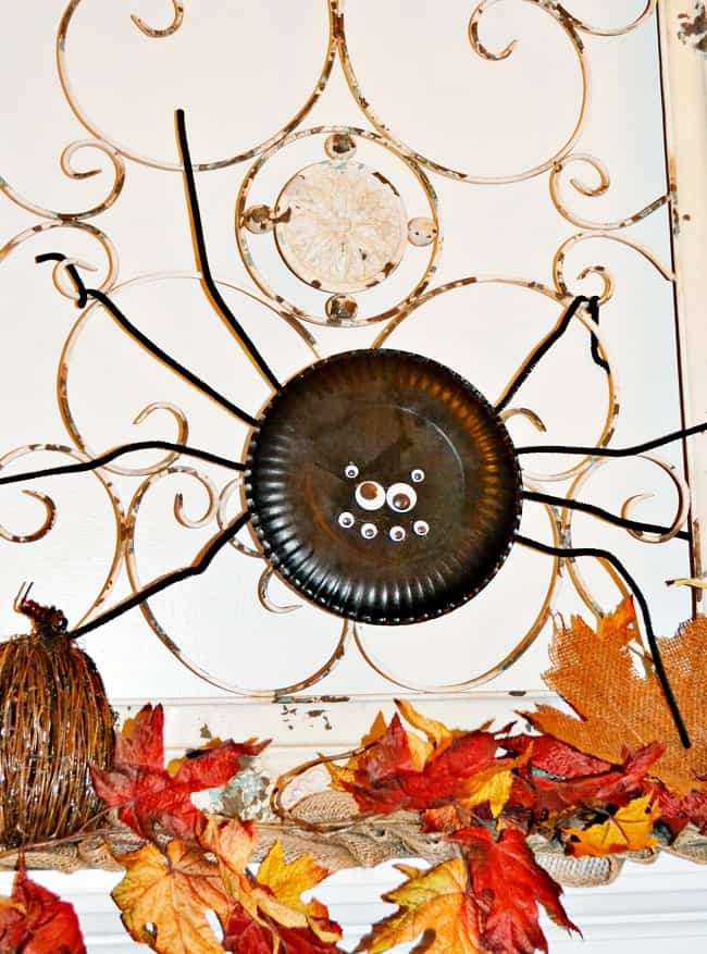 Paper Plate Spider Craft