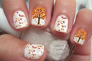 Thanksgiving Nails: 12 Beautiful Nail Art Designs - This Girl's Life Blog