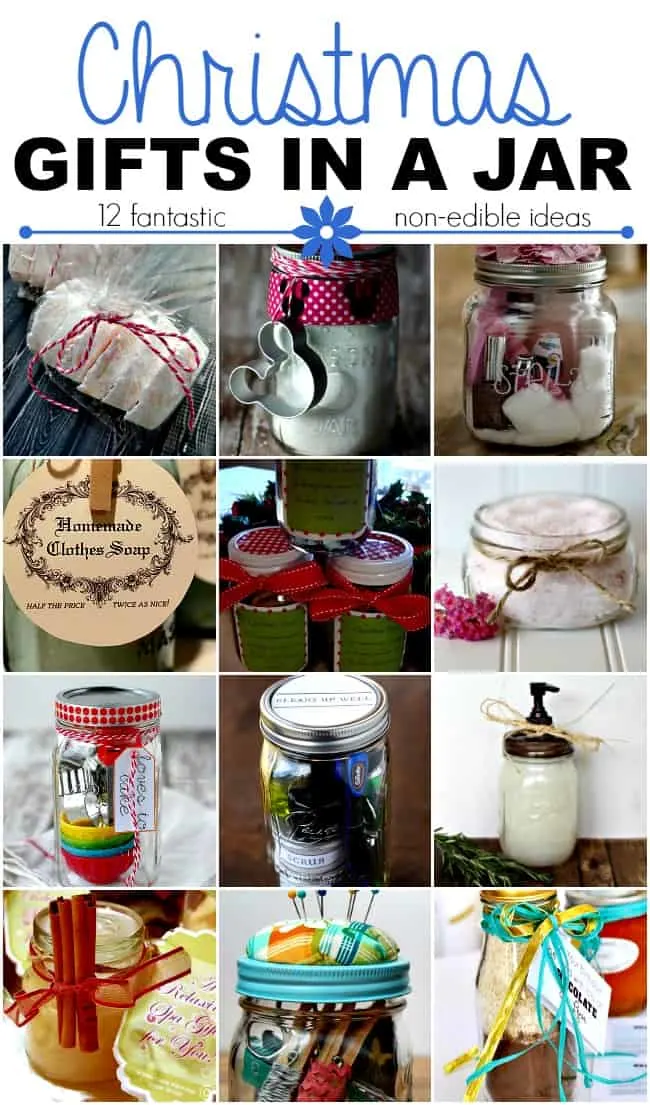 Christmas Gifts In A Jar : Non-edible Ideas