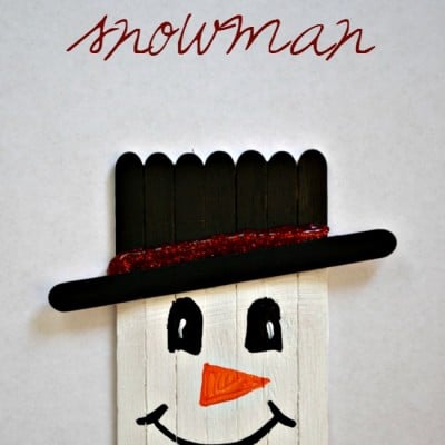 Popsicle Stick Snowman Craft | Plus Olaf Version