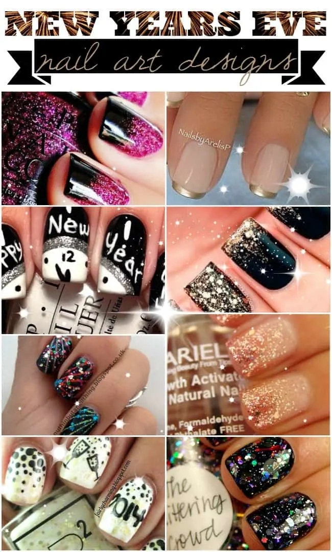 New Year's Eve Nail Art Designs