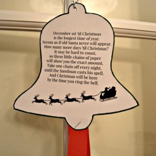Paper Chain Advent Calendar | This Girl's Life Blog