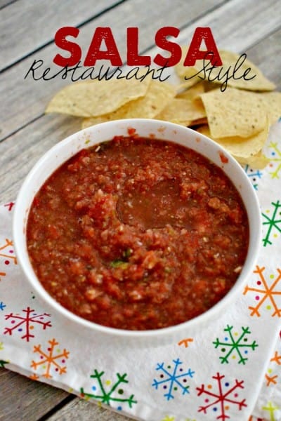 Restaurant Style Salsa | Today's Creative Ideas