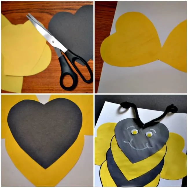 Will you 'Bee mine Valentine Card'! Love this super cute Valentine's Day paper craft. 