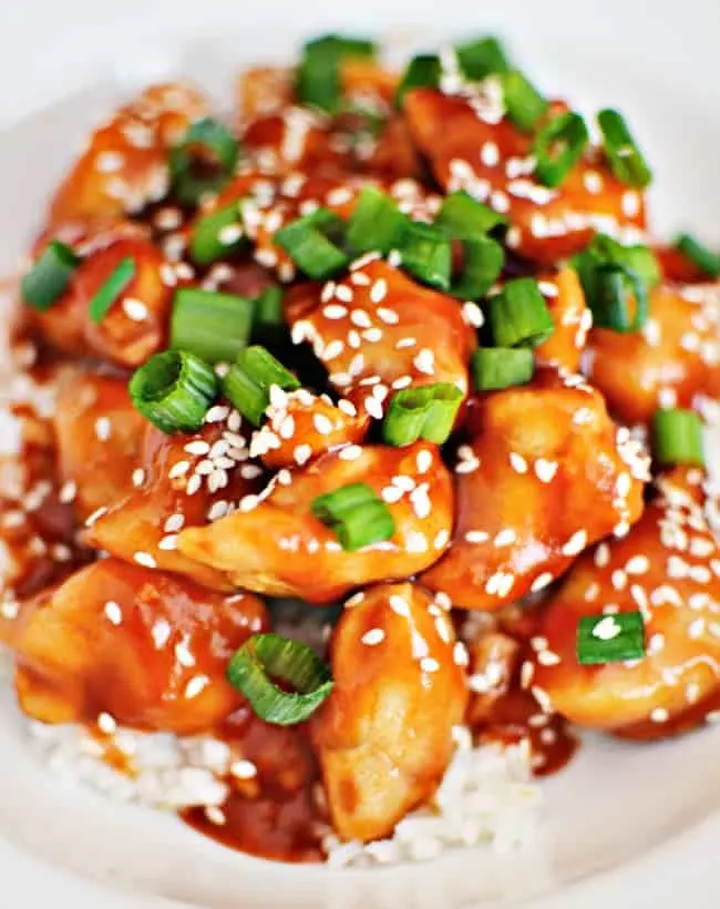 If you love asian-inspired dishes then this Honey Sesame Chicken is a must try. Better and quicker than even getting take out. 