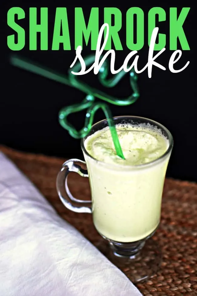 This homemade shamrock shake recipe is a tasty spin on the minty green milkshake from McDonald's just in time for St. Patrick's Day.