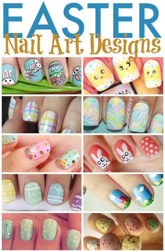 Celebrate Spring and Easter with these super cute Easter nail art designs.