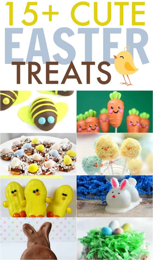 Bake up something fun and delicious with these cute Easter treats including nests, bunnies, chicks, carrots and lots more.