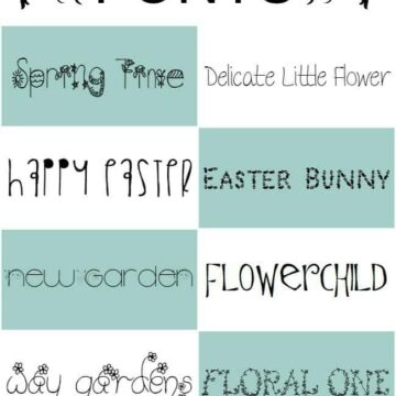 Looking for some free Easter and Spring fonts for your upcoming projects? Check out these guys!