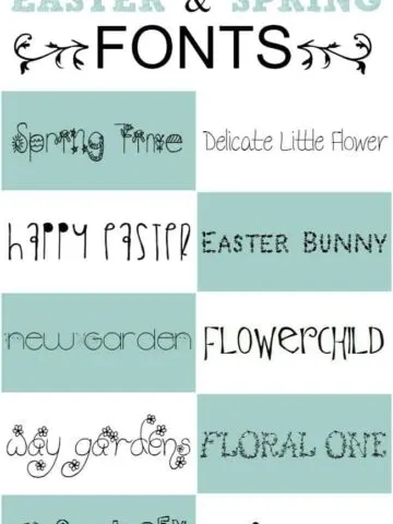 Looking for some free Easter and Spring fonts for your upcoming projects? Check out these guys!