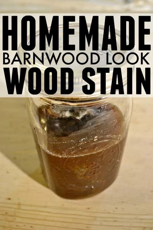 An easy and inexpensive way to stain your wood projects and make them look old. Love this stain!