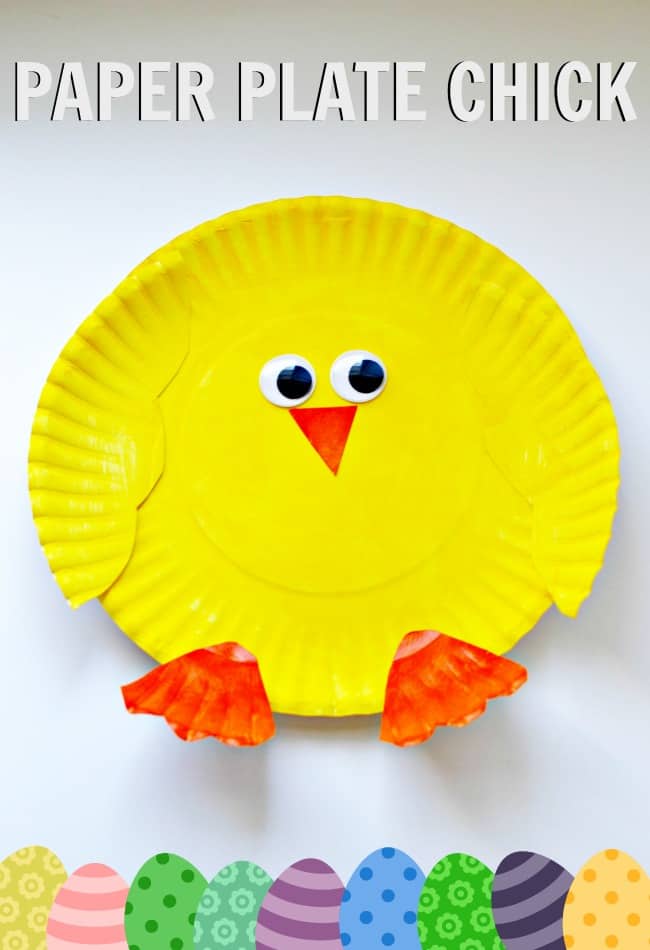 Create this cute little Easter chick with just a few supplies. Great craft project for little kiddos.