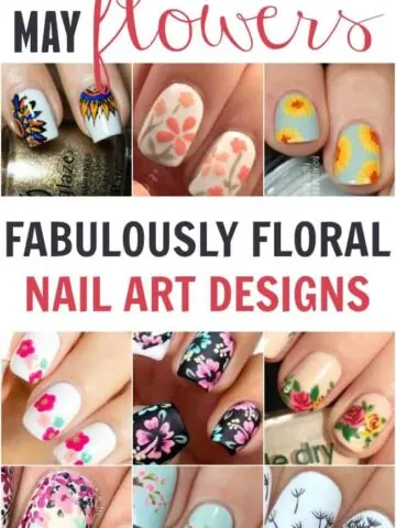 April Showers bring May flowers with these fun floral nail art designs. Kick off your Spring and Summer with these awesome nail ideas.
