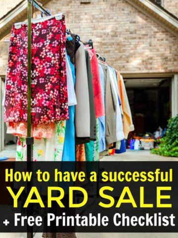 Check out these awesome tips to have a successful yard sale. If you are planning one you don't want to miss this post.