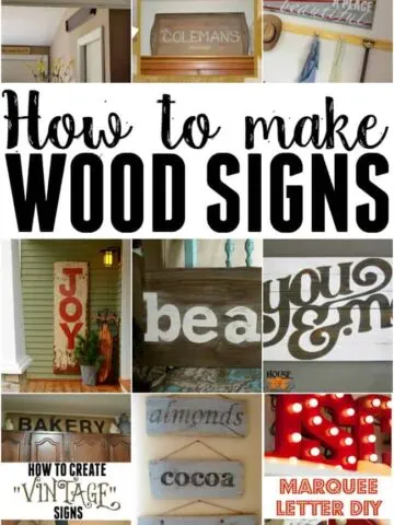 Learn how to make wood signs using various different methods.