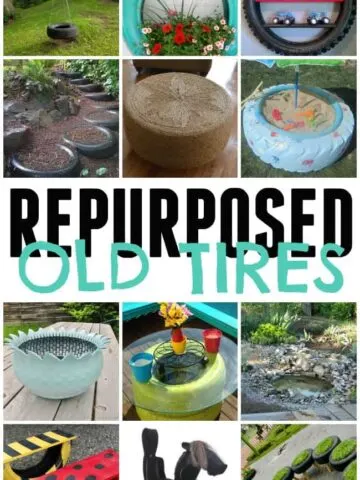 Check out these awesome ways you can turn old and used tires into something fabulous, pretty and new.