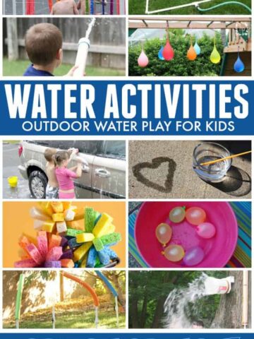 So many fun and exciting water activities for kids that don't require a swimming pool.
