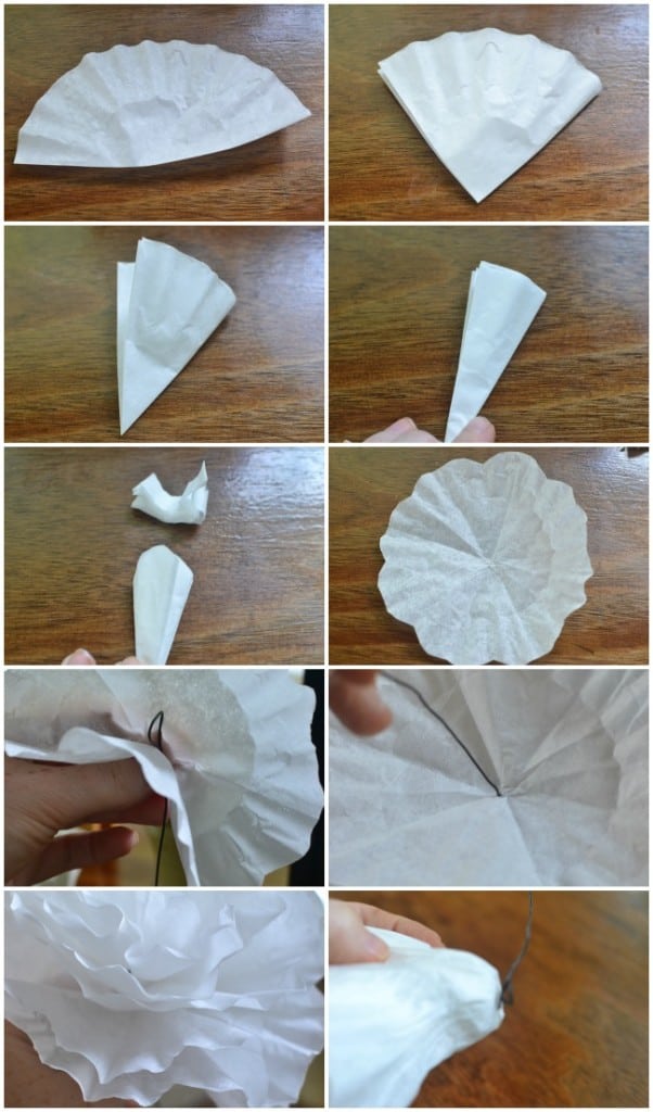 Coffee Filter Gift Bows | Today's Creative Ideas