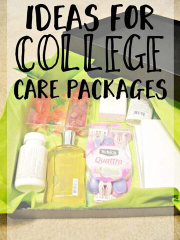 Check out these ideas for college care packages to get your kid on track for a great first or new year of college.