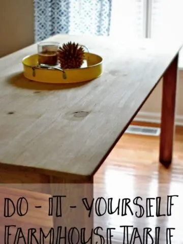 Have you ever wanted to build your own farmhouse table? Check out this one, super easy design.