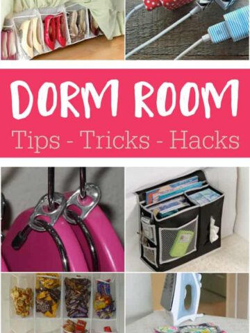 These are great tips, tricks and hacks if you are headed to college. Also great for a tight budget even if you don't have a dorm room.