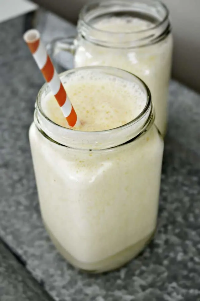 Love the classic Orange Julius? Make them at home with this simple recipe. The perfect frothy orange smoothie!