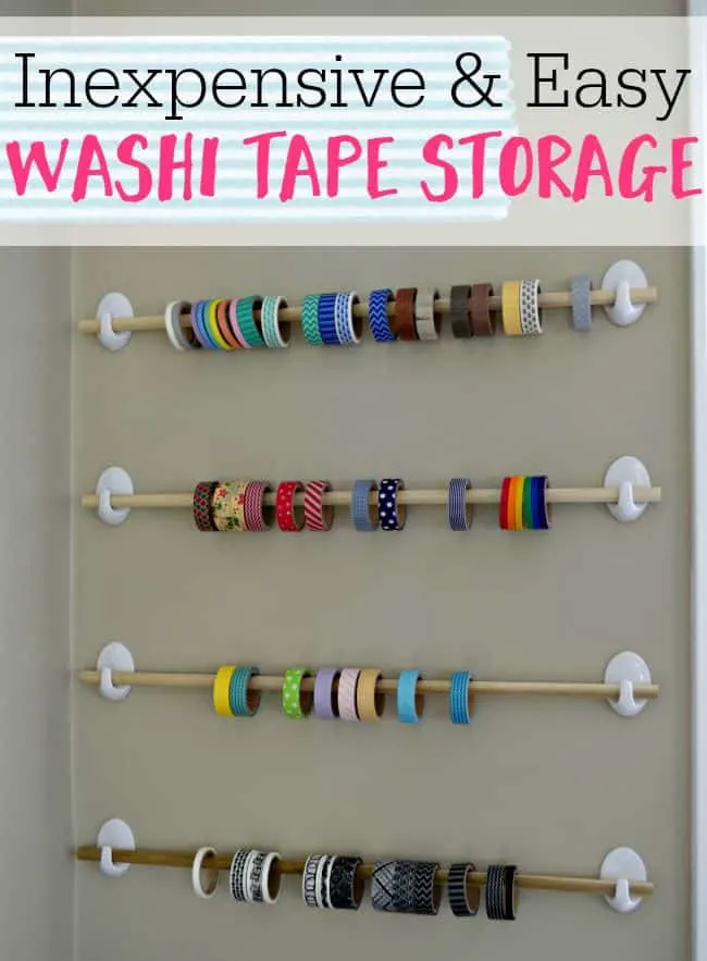 20 DIY Washi Tape Storage Ideas You Need to Control Your Stash