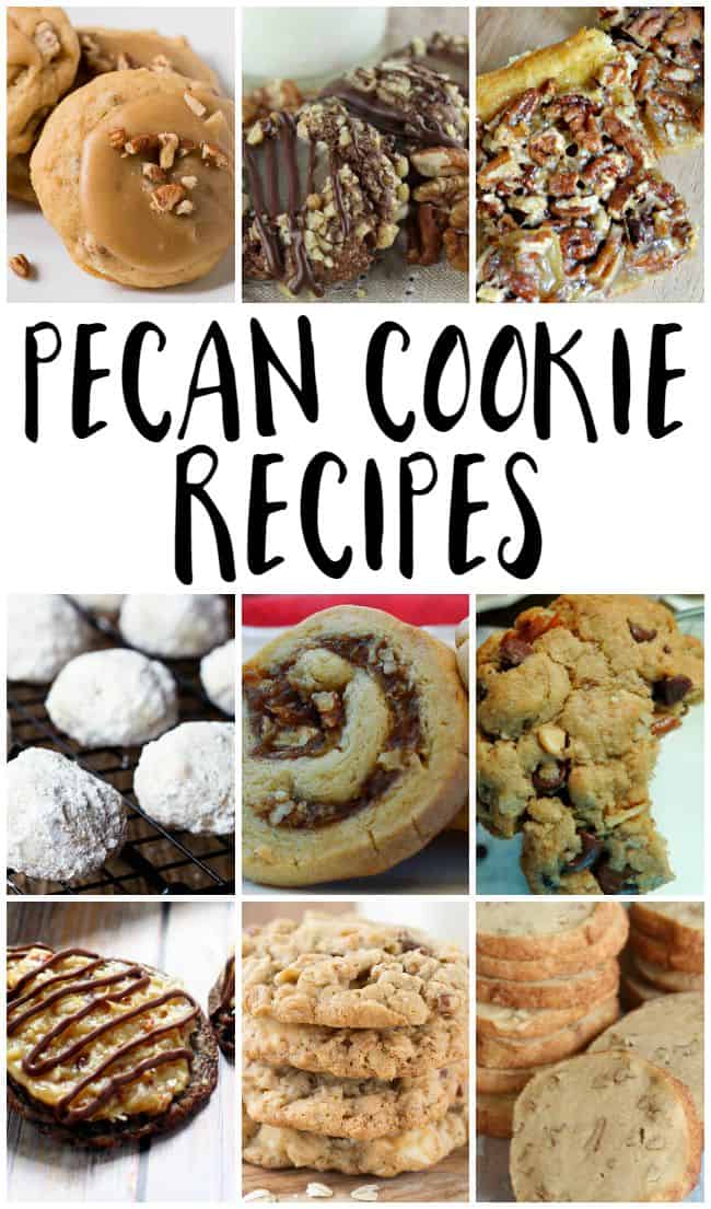 So many delicious ways to make cookies with pecans in them. 