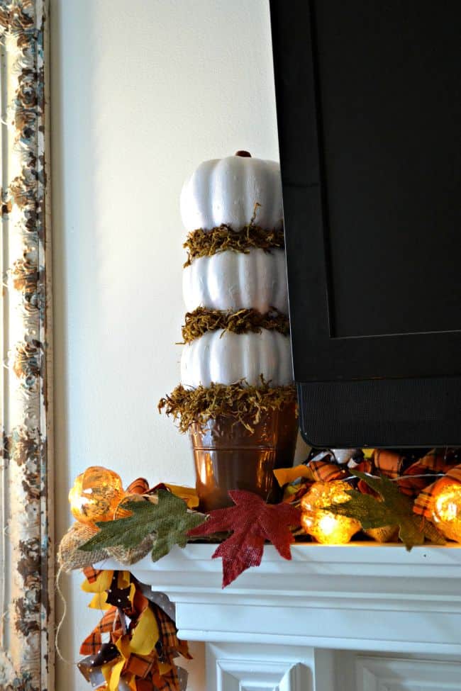 This quick and easy 3 tiered pumpkin topiary craft is perfect to add a touch of fall to your home all for around $5 total. 