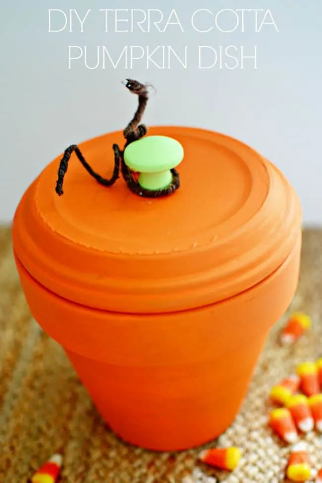 DIY Terracotta Pot Candy Jar