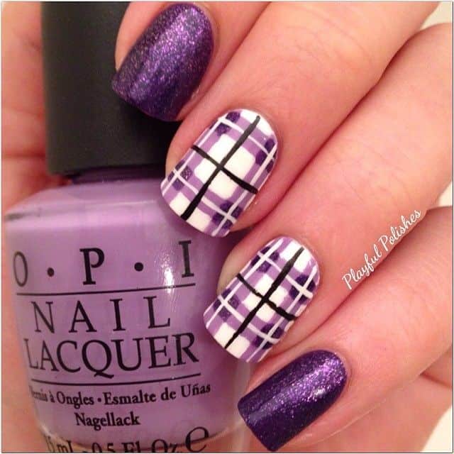 China Glaze Nail Lacquer - Happy Fall Y'all! 🍁 How cute is this plaid nail  art by @Vampolish? 😍 Leave a comment if flannel is your go-to pattern for  Autumn! . . . . . . . . . . . . . . . . #